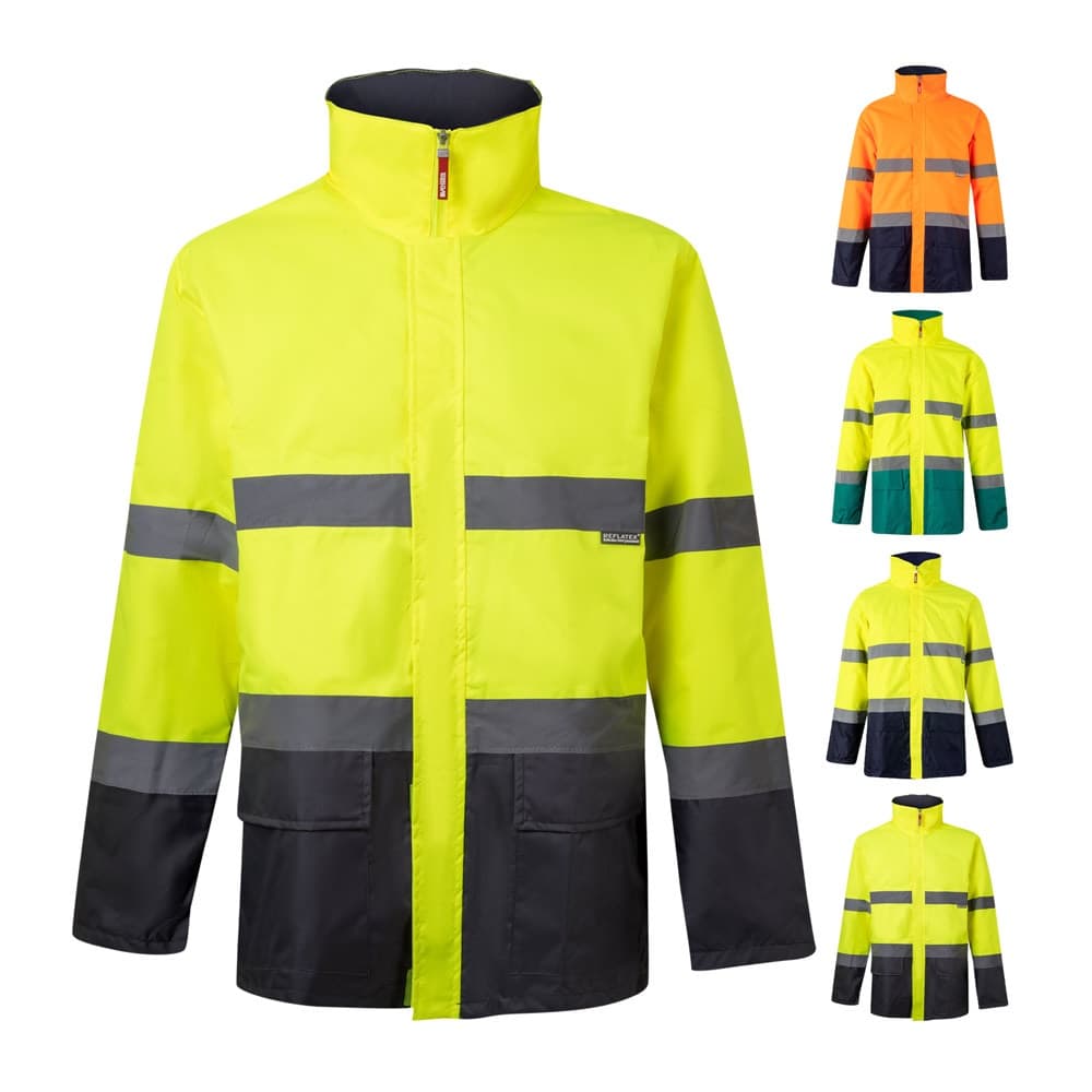 VL THEMIS. Parka bicolore (190g/m²), in poliestere (100%), con rivestimento in PU - vista 6