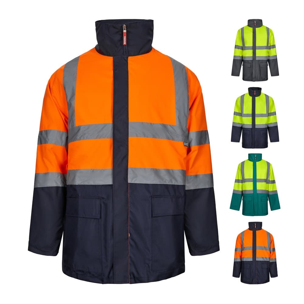 VL JUNO. Parka bicolore 4-in-1 (180g/m²), in poliestere (100%) con rivestimento in PU - vista 4