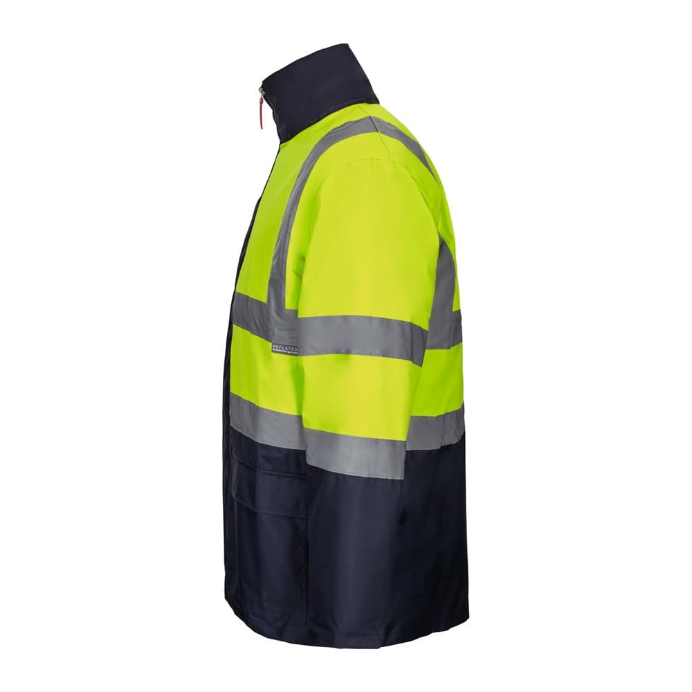 VL JUNO LARGE. Parka bicolore 4-in-1 (180g/m²), in poliestere (100%) con rivestimento in PU - vista 3