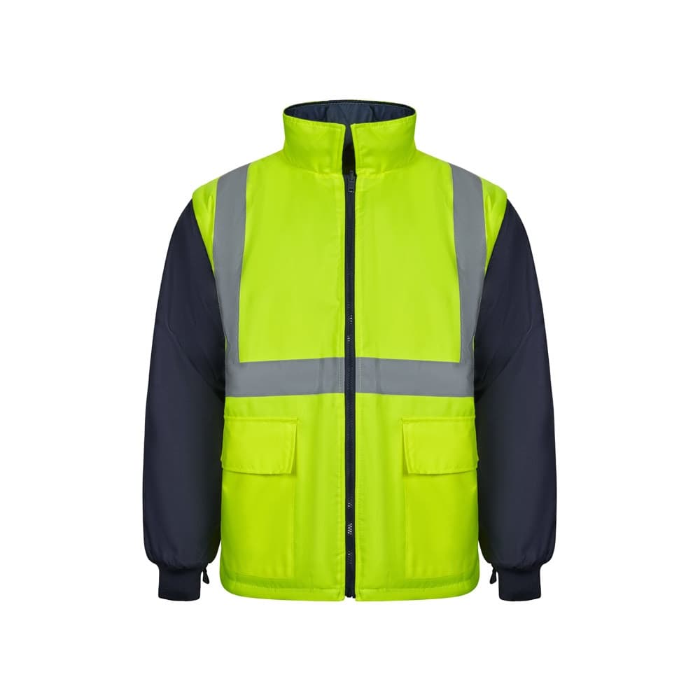 VL JUNO LARGE. Parka bicolore 4-in-1 (180g/m²), in poliestere (100%) con rivestimento in PU - vista 6