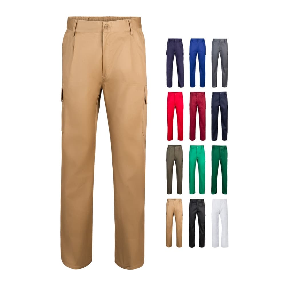VL MABON. Pantaloni in twill con diverse tasche (200g/m²), in cotone (35%) e poliestere (65%) - vista 7