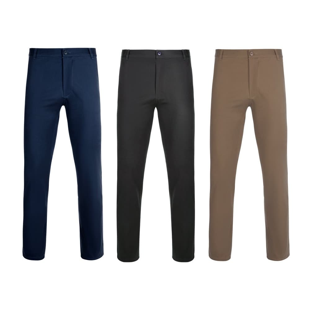 VL VISHNU. Pantaloni chino elasticizzati unisex (260g/m²), in cotone (98%) ed elastan (2%) - vista 6