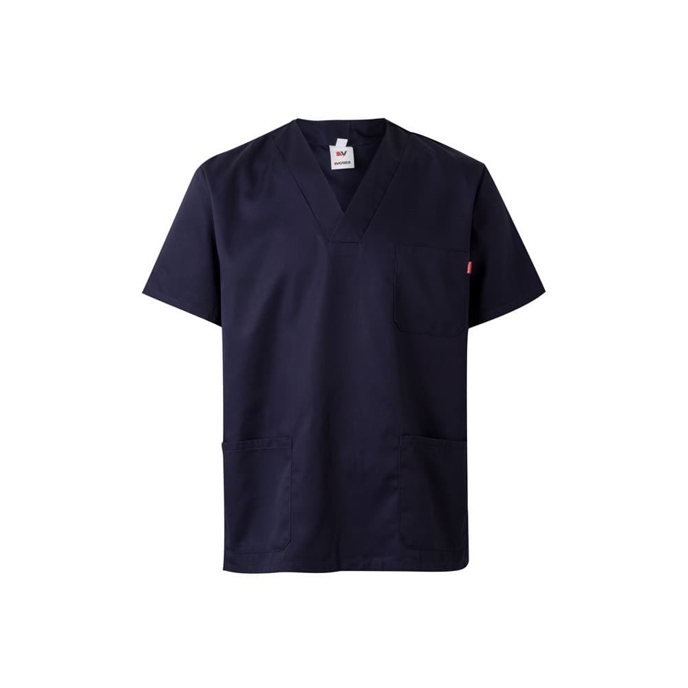 VL ILLAPA. Tunica in twill (190g/m²) a maniche corte, in poliestere (65%) e cotone (35%) - vista 1