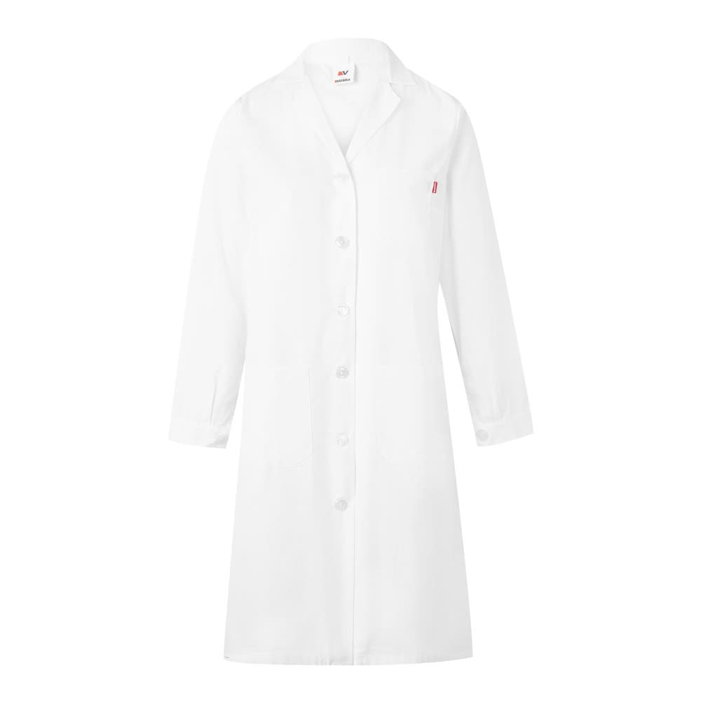 VL RAMA. Grembiule in twill a maniche lunghe (175g/m²), in twill di cotone (35%) e poliestere (65%) - vista 1