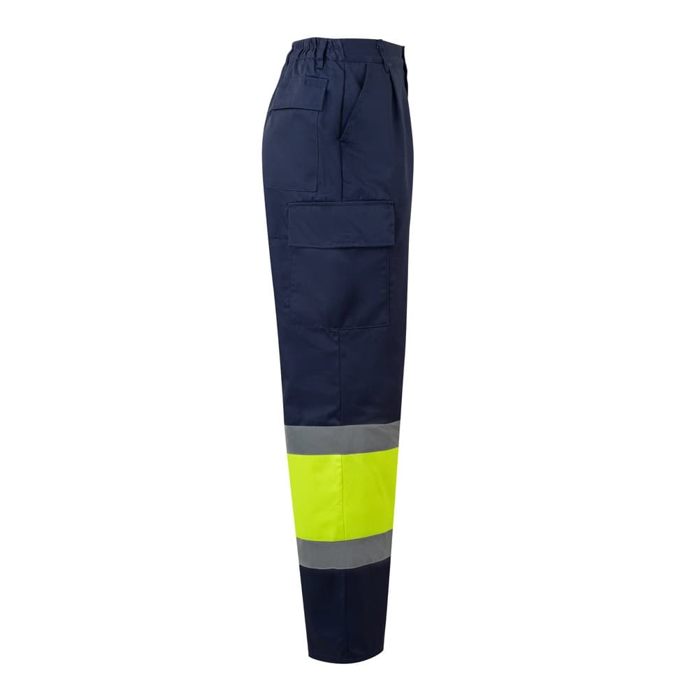 VL ARTEMIS. Pantaloni bicolore, in twill (190g/m²), in cotone (20%) e poliestere (80%) - vista 4