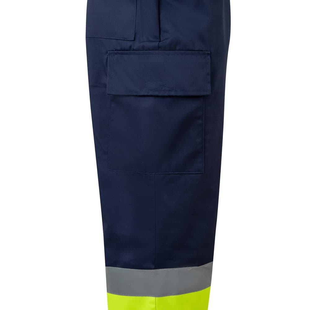 VL ARTEMIS. Pantaloni bicolore, in twill (190g/m²), in cotone (20%) e poliestere (80%) - vista 5
