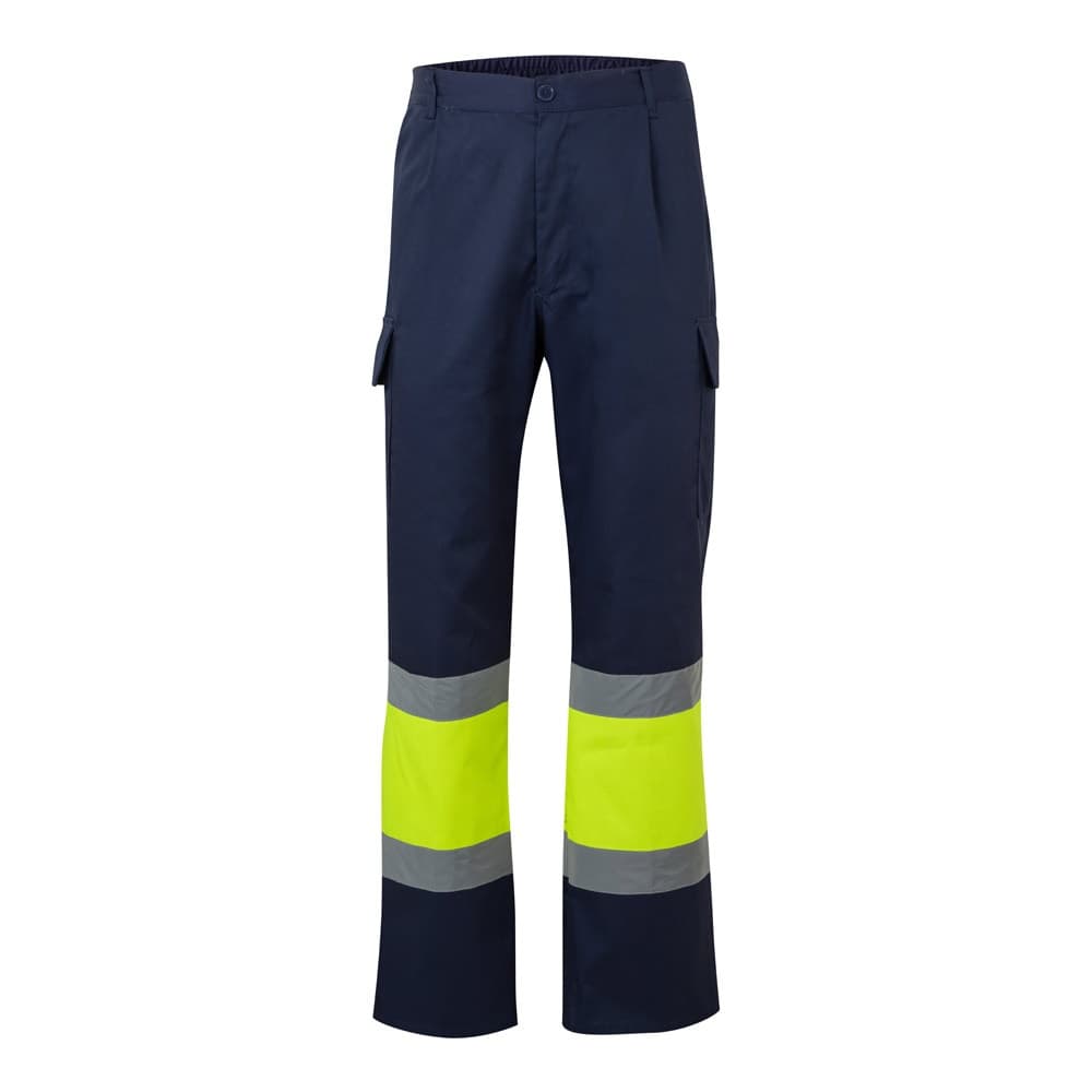 VL ARTEMIS. Pantaloni bicolore, in twill (190g/m²), in cotone (20%) e poliestere (80%) - vista 1