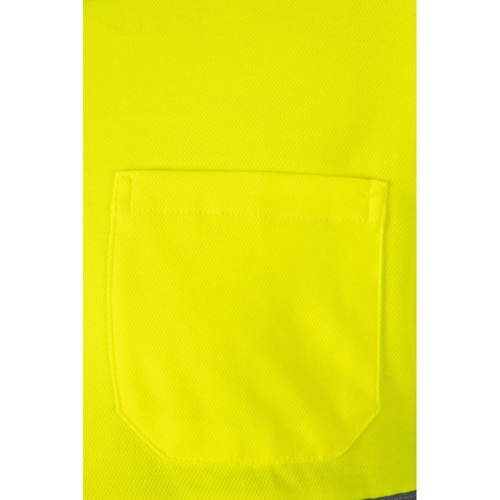 VL PLUTO LARGE. Polo bicolore piqué (150g/m²) con maniche lunghe, in cotone (55%) e poliestere (45%) - vista 4