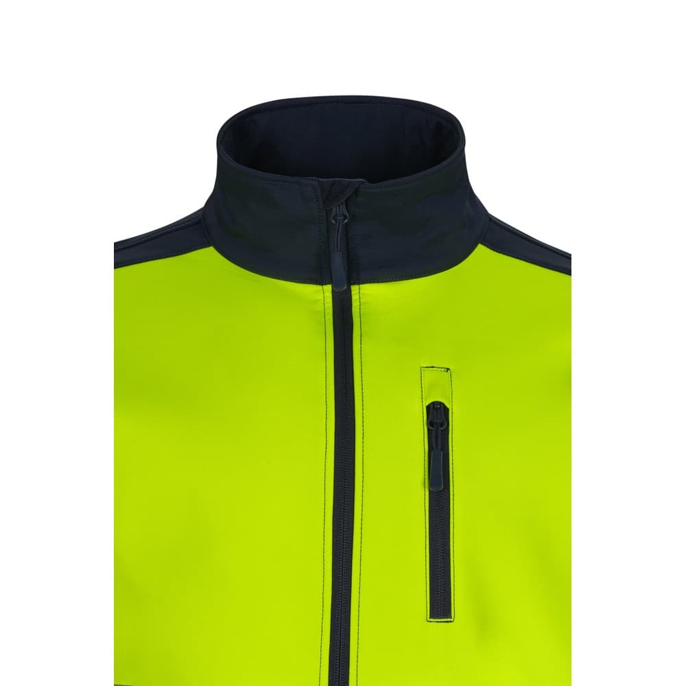 VL HESTIA. Giacca soft shell bicolore (280g/m²), in poliestere (96%) ed elastan (4%) - vista 5