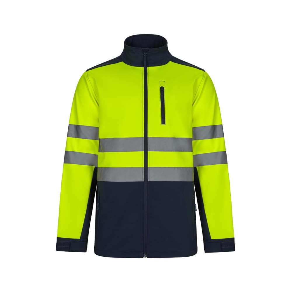 VL HESTIA. Giacca soft shell bicolore (280g/m²), in poliestere (96%) ed elastan (4%) - vista 1