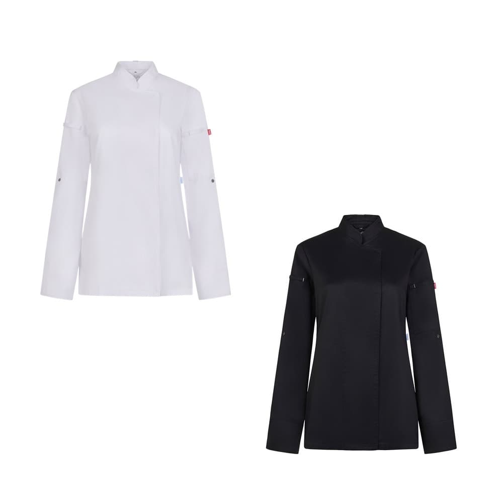 VL THOTH. Giacca da cucina da donna (190 g/m²), realizzata in cotone (35%) e poliestere riciclato (65%) - vista 5