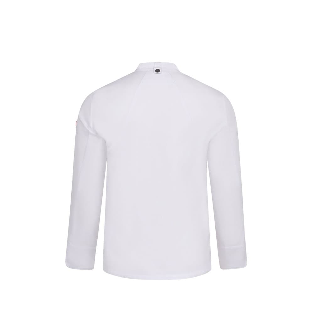 VL AGNI. Giacca da cucina unisex (190 g/m²), realizzata in cotone (35%) e poliestere riciclato (65%) - vista 2