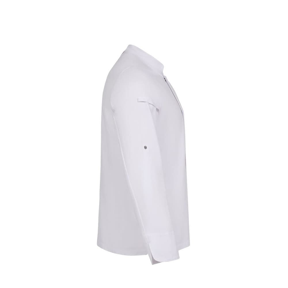 VL AGNI. Giacca da cucina unisex (190 g/m²), realizzata in cotone (35%) e poliestere riciclato (65%) - vista 4