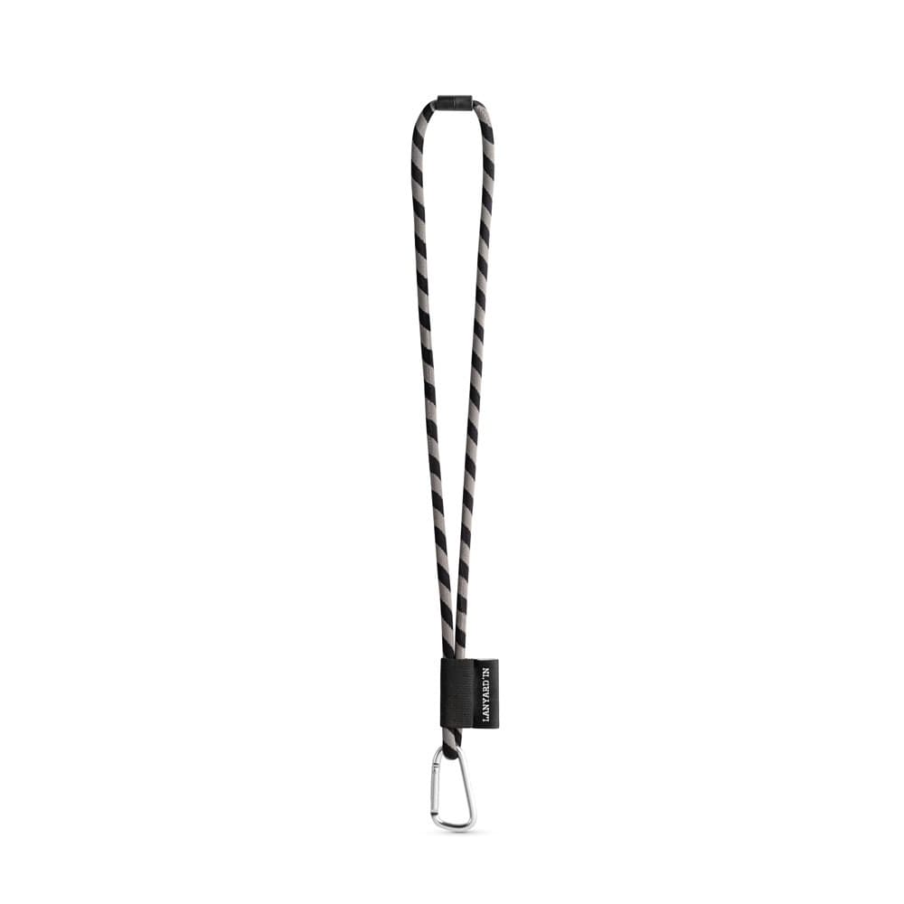 SET Tubo porta cordino lungo (Ø 7 mm) con moschettone a D da 55 mm e chiusura di sicurezza da Ø 7 mm - vista 2