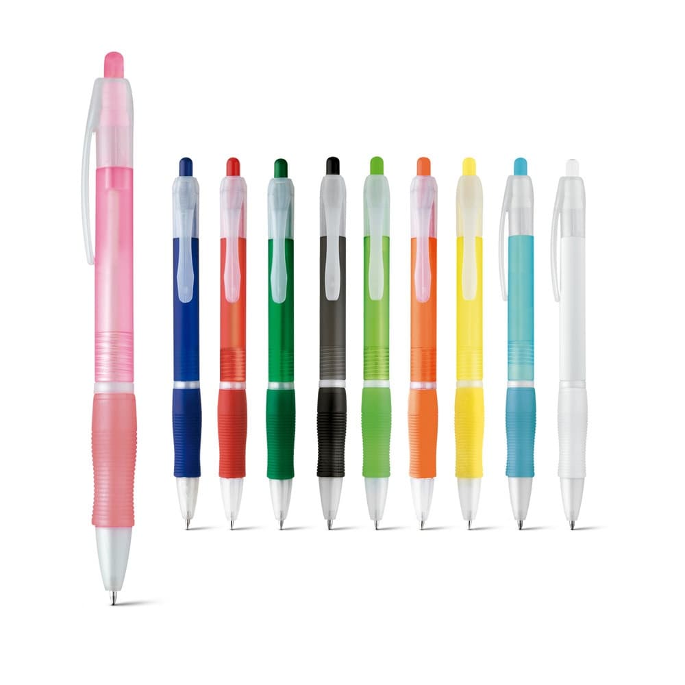 SLIM BK. Penna a sfera in ABS con finitura antiscivolo - vista 3