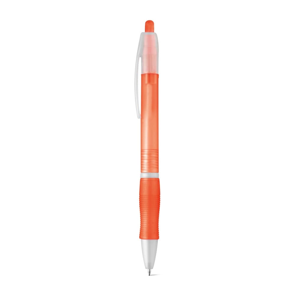 SLIM. Penna a sfera in ABS con finitura antiscivolo e clip - vista 1