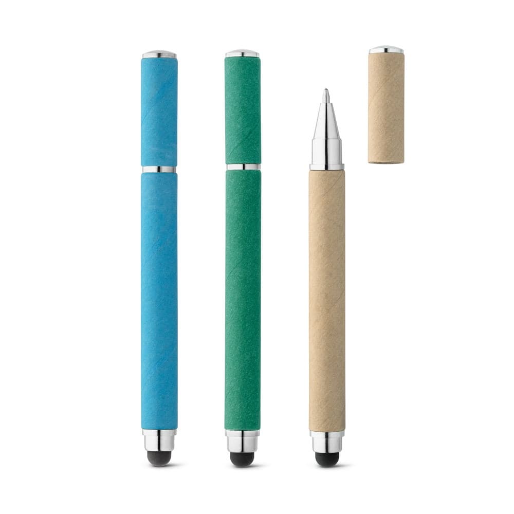 PAPYRUS. Penna a sfera in carta kraft e ABS con punta touch - vista 3
