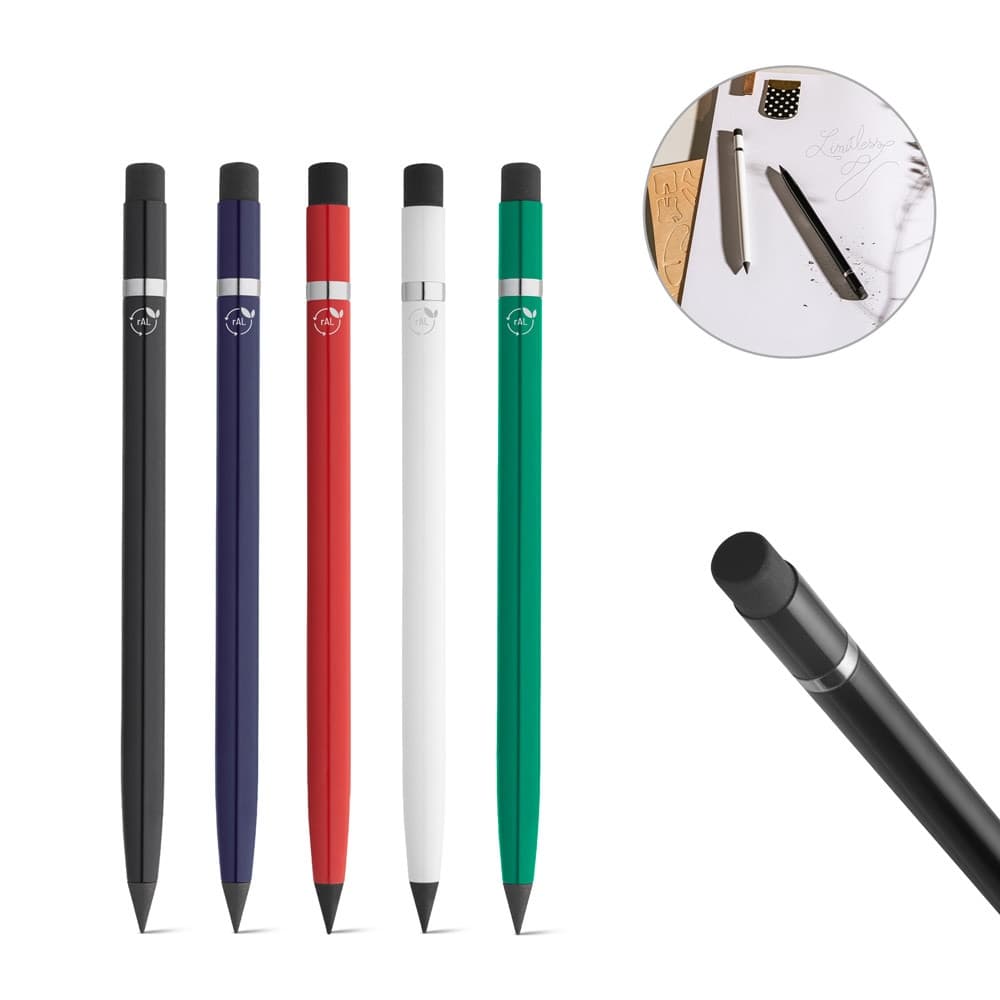 LIMITLESS. Penna senza inchiostro con corpo in alluminio riciclato (100% rAL) - vista 2