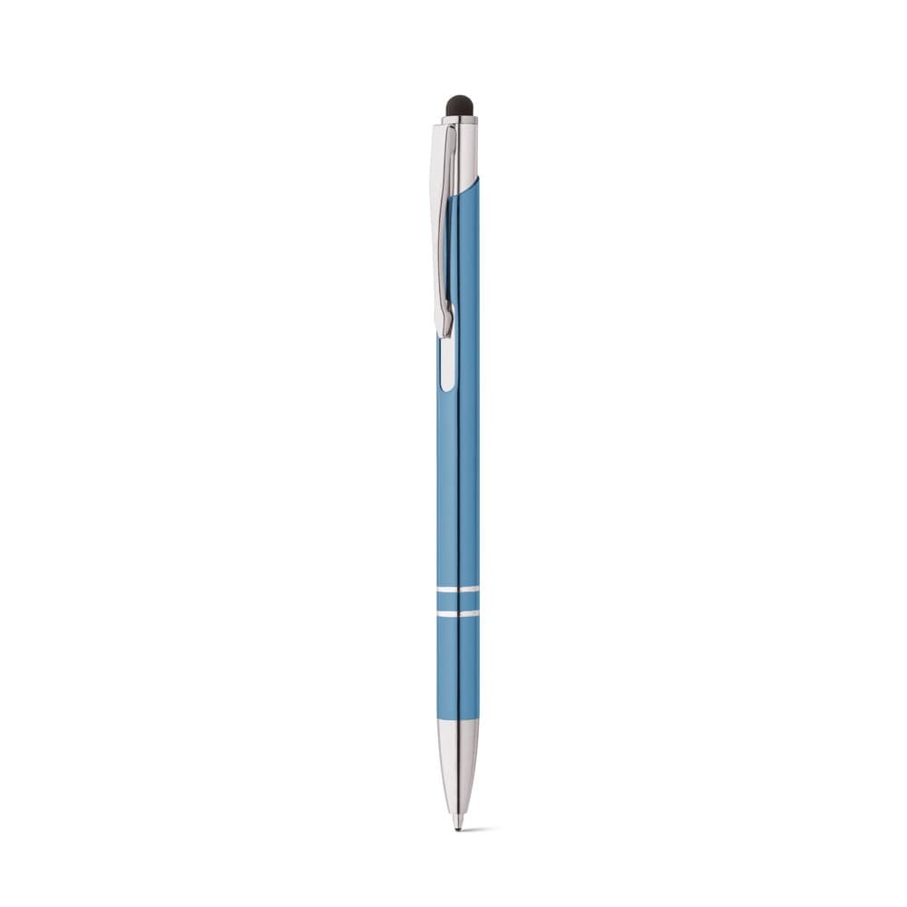 GALBA. Penna a sfera in alluminio con punta touch e clip - vista 3