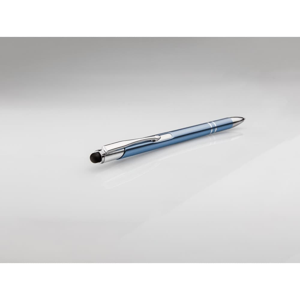 GALBA. Penna a sfera in alluminio con punta touch e clip - vista 4