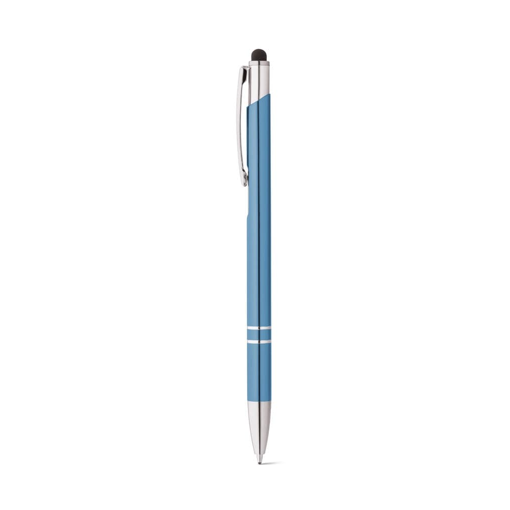 GALBA. Penna a sfera in alluminio con punta touch e clip - vista 1