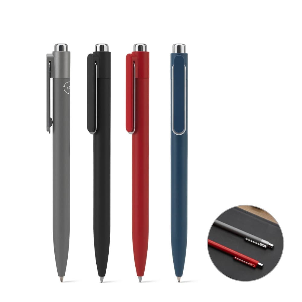 KYLIE. Penna a sfera in alluminio (riciclato al 94%) con clip innovativa - vista 5
