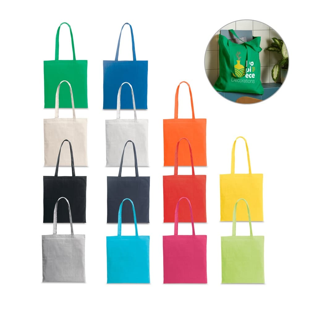 CAIRO. Borsa in cotone riciclato (70%) e poliestere (30% rPET) (180 g/m²) - vista 2