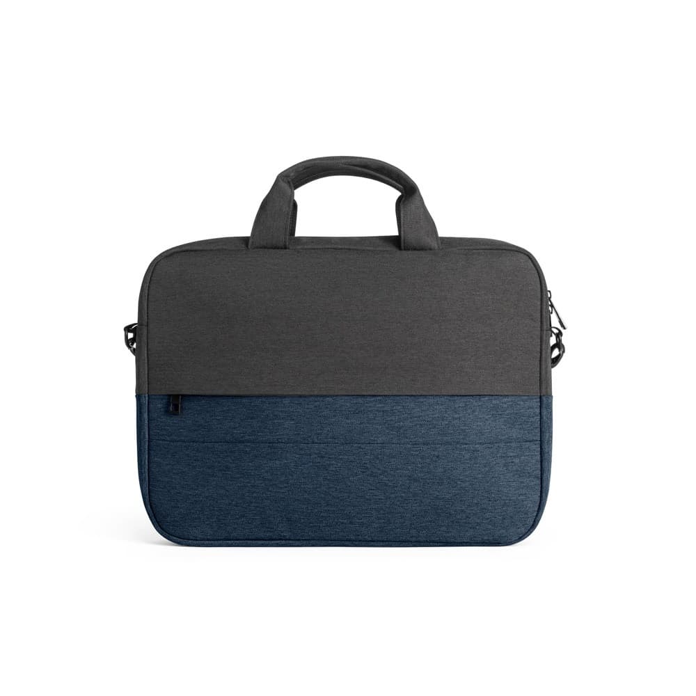 GENOA. Borsa imbottita per laptop in poliestere riciclato 600D ad alta densità da 15" - vista 2