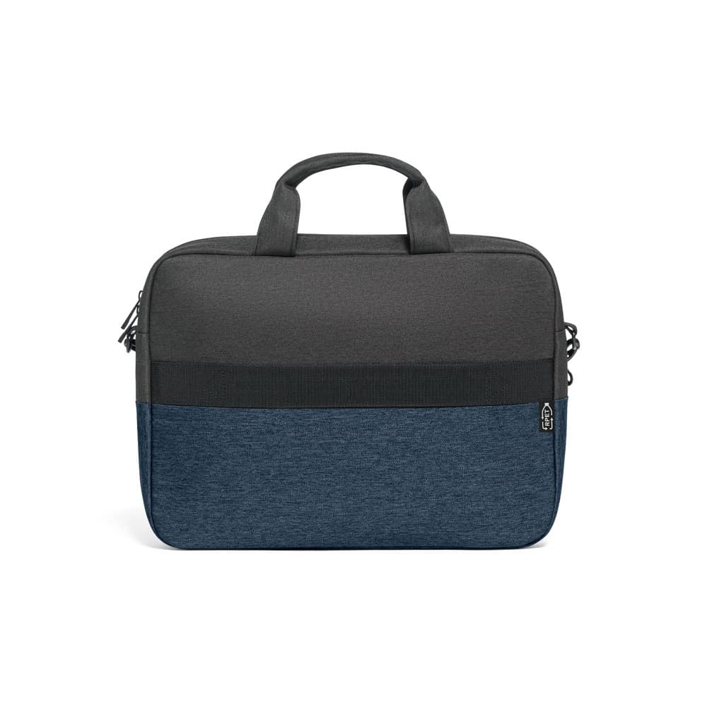 GENOA. Borsa imbottita per laptop in poliestere riciclato 600D ad alta densità da 15" - vista 3