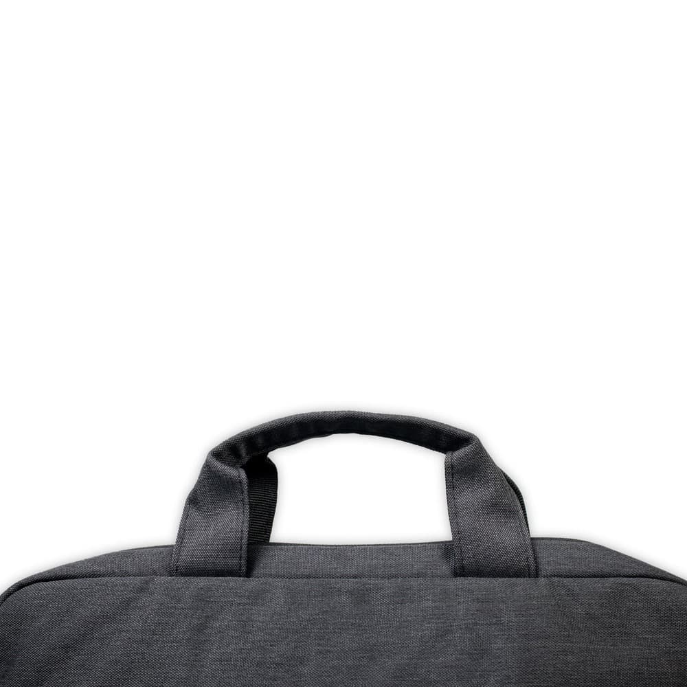 GENOA. Borsa imbottita per laptop in poliestere riciclato 600D ad alta densità da 15" - vista 4
