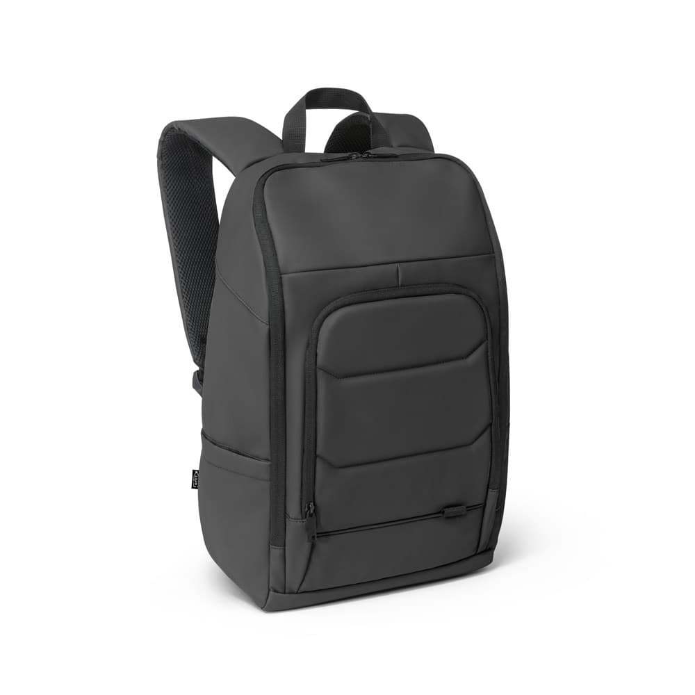 TOULON. Zaino per notebook realizzato in poliestere riciclato 600D ad alta densità 16" - vista 1