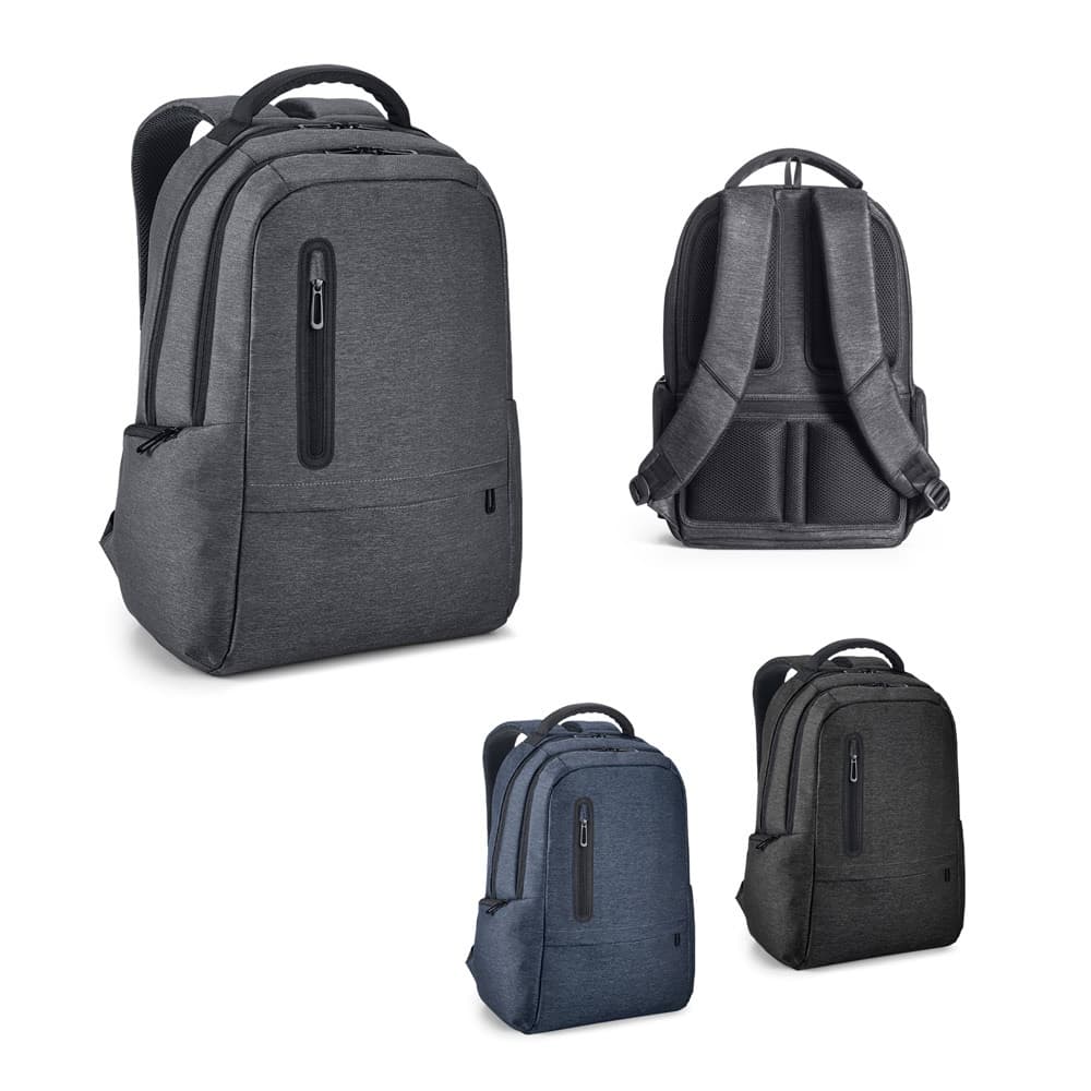 RE-BOSTON. Zaino per laptop in nylon riciclato 2Tone resistente all'acqua con scomparto 210D - vista 6