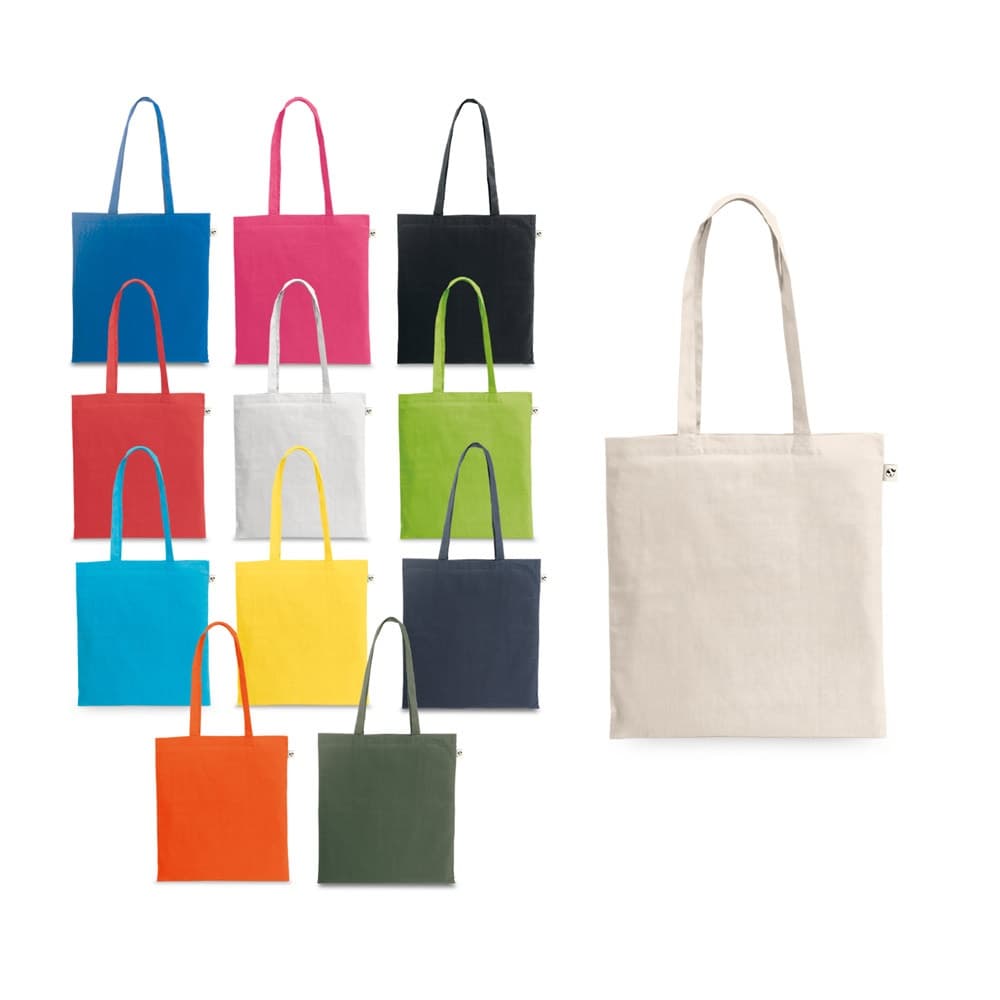 MEXICO. Borsa in cotone riciclato (70%) e poliestere (30% rPET) (150 g/m²) - vista 2