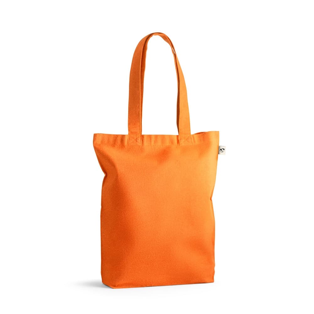 MERIDA. Borsa (220 g/m²) in cotone (50%), cotone riciclato (30%) e poliestere (20% rPET) - vista 1