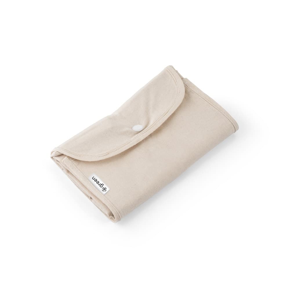 BEIRUT. Borsa pieghevole in cotone (50%), cotone riciclato (30%) e poliestere (20% rPET) (140 g/m²) - vista 2
