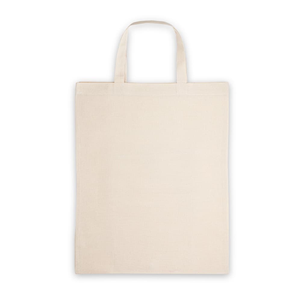 BEIRUT. Borsa pieghevole in cotone (50%), cotone riciclato (30%) e poliestere (20% rPET) (140 g/m²) - vista 3