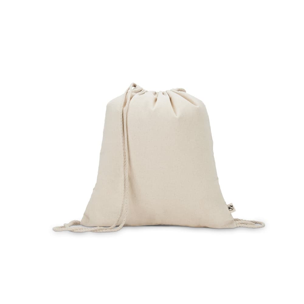 MAIORCA. Zaino a sacca in 100% cotone riciclato (180 g/m²) - vista 1