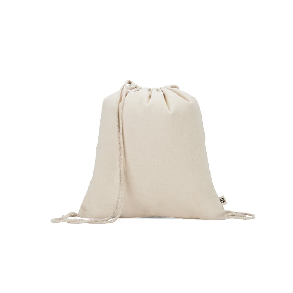 MAIORCA. Zaino a sacca in 100% cotone riciclato (180 g/m²) - vista 2