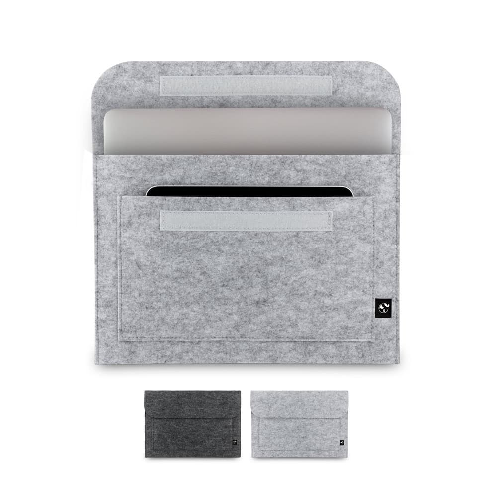 FELPY SLEEVE. Custodia per computer in feltro riciclato (100% rPET) - vista 2
