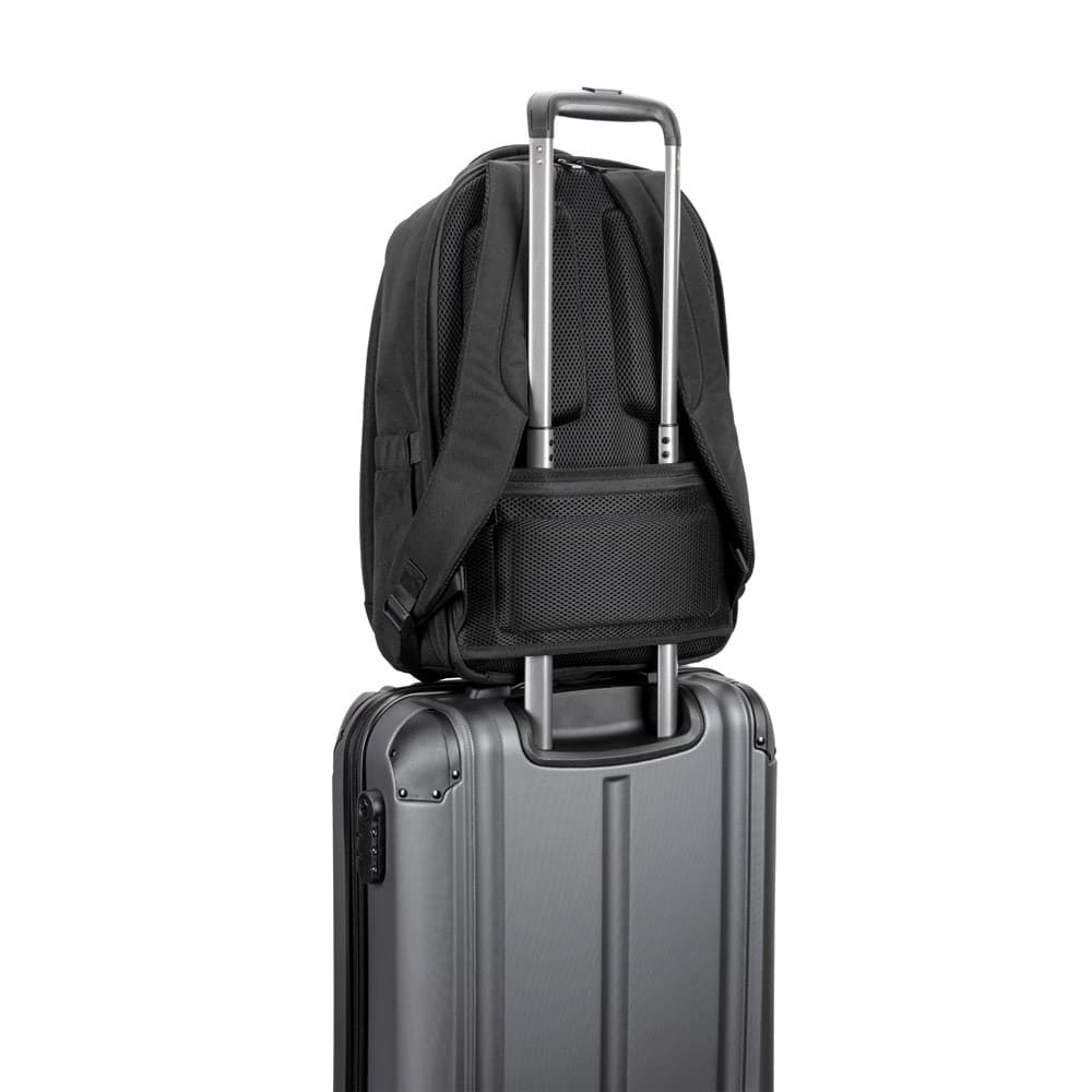 YANGON BPACK. Zaino antifurto, in twill con rivestimento idrorepellente e poliestere riciclato 600D ad alta densità, per laptop da 17.3" - vista 5