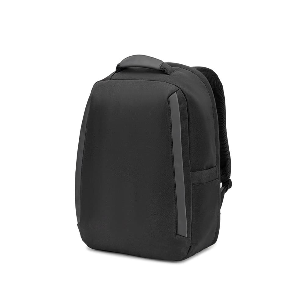 YANGON BPACK. Zaino antifurto, in twill con rivestimento idrorepellente e poliestere riciclato 600D ad alta densità, per laptop da 17.3" - vista 1