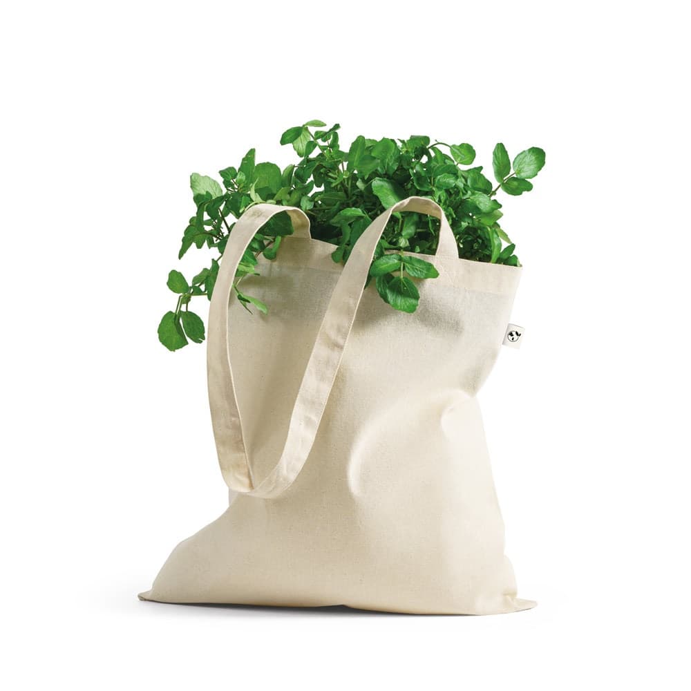 LEON. Borsa in 100% cotone biologico (140 g/m²) - vista 2