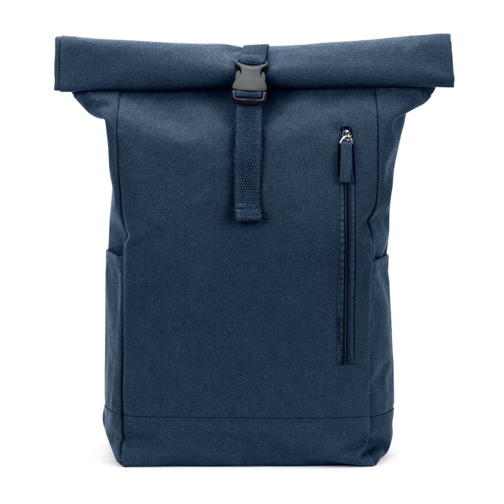 SAINT. Zaino “roll top” in cotone riciclato e poliestere riciclato (380 g/m²) - vista 2