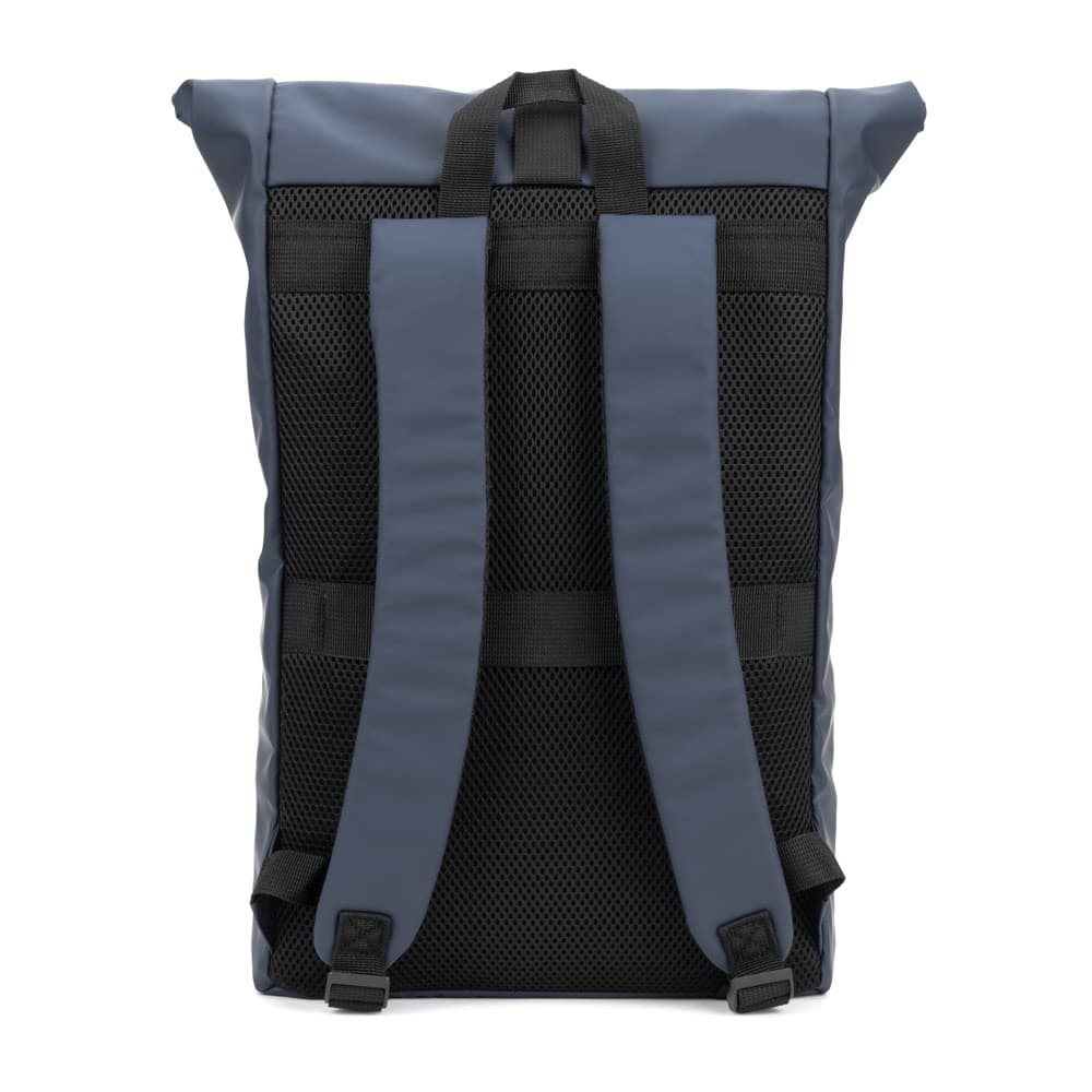 PORTLAND. Zaino “roll top” in PU con tasca per laptop da 16" - vista 3