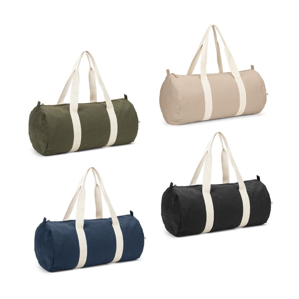 SAINT SPORT. Borsa sportiva in cotone riciclato e poliestere riciclato (380 g/m²) - vista 3