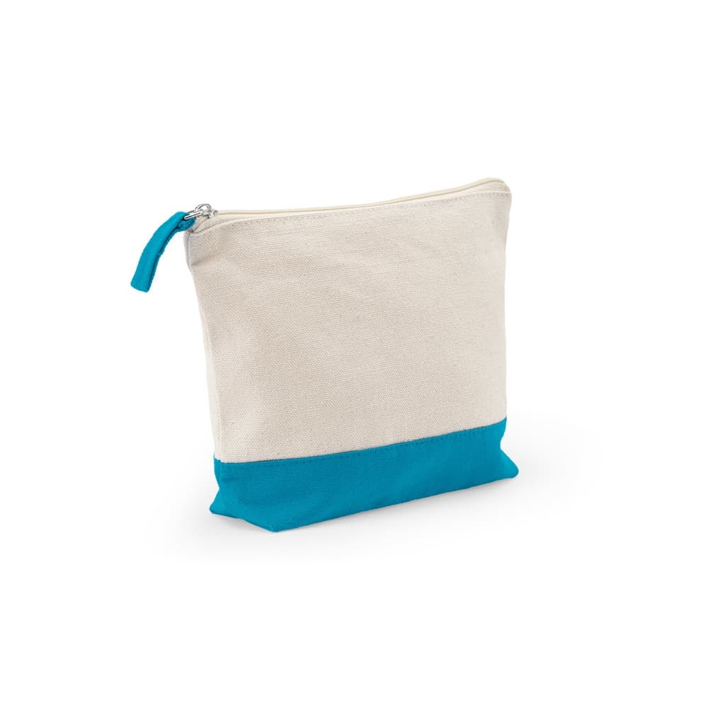 DAPHNE. Borsa per cosmetici 100% cotone(340 g/m²) bicolore - vista 1