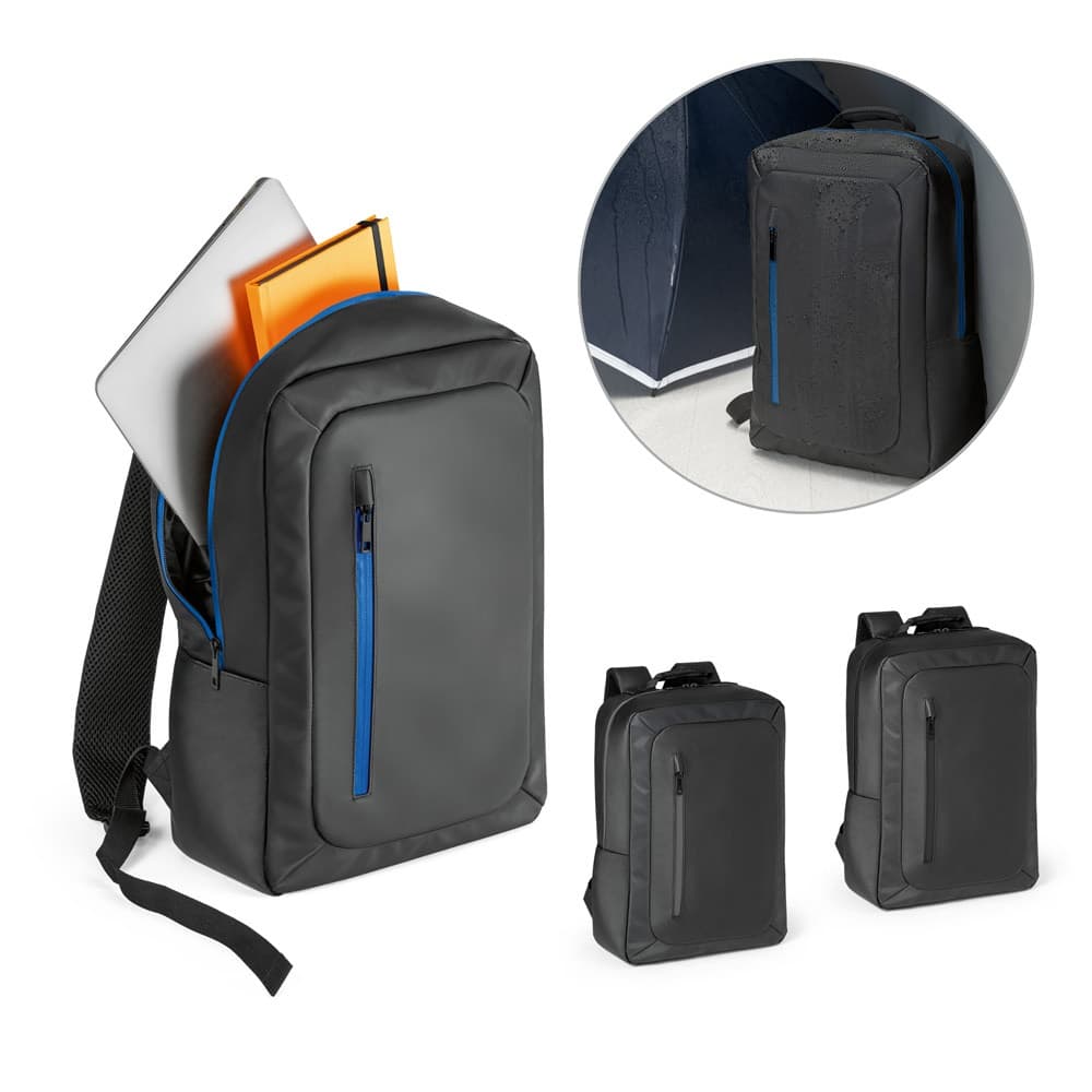 OSASCO. Zaino per laptop da 15", in poliestere riciclato 600D ad alta densità - vista 4