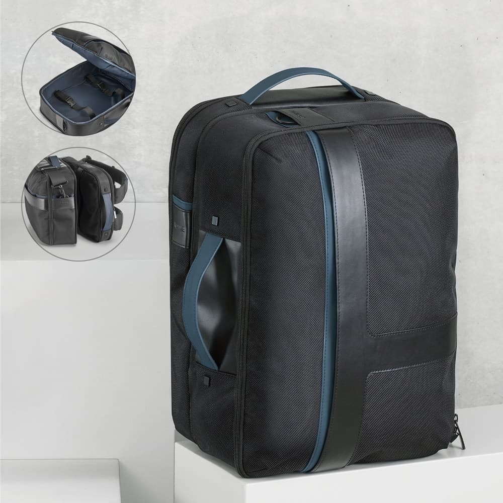 DYNAMIC BACKPACK I. Zaino porta PC 15'6'' 2 in 1 in poliestere 1680D e nylon - vista 8