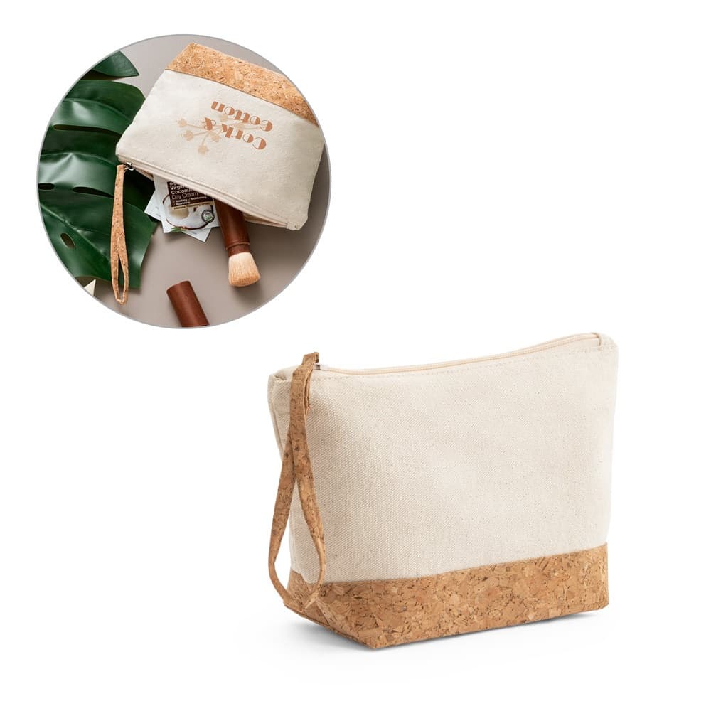 BLANCHETT. Pochette in 100% cotone e sughero - vista 3