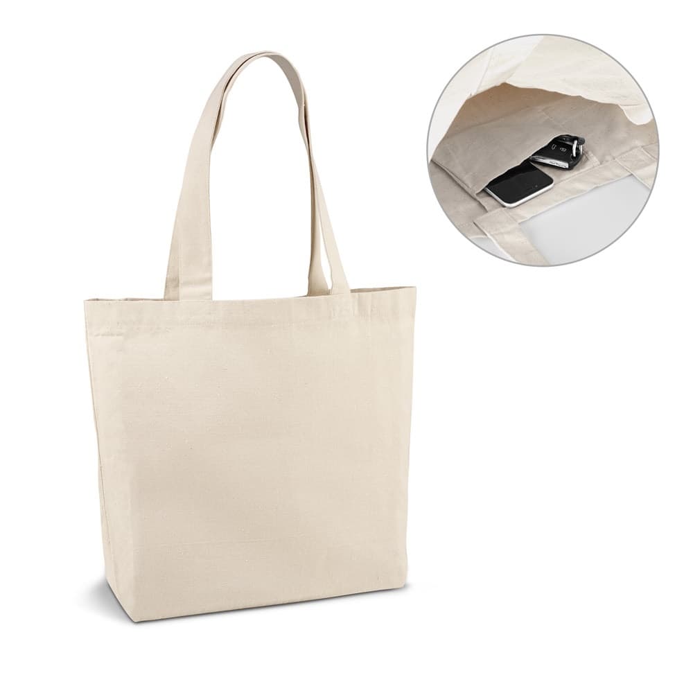 BETO. Borsa in canvas di cotone 100% (280 g/m²) - vista 3